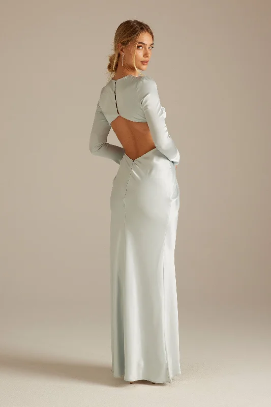 Ornate Lace Dress Blake Ice Blue