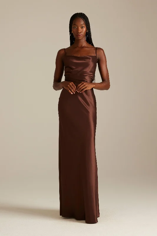 Simple Gown Cameron Espresso