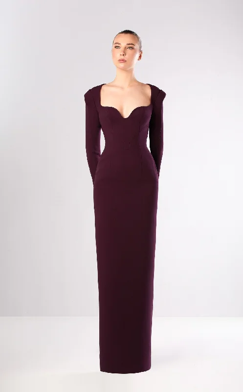 Minimalist Crepe Dress Edward Arsouni Couture FW660 Dress