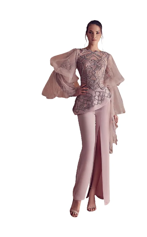 Minimalist Gown Gatti Nolli Couture GA5126GA5192 Jumpsuit