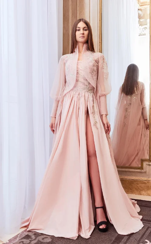 Sheer Sleeve Dress Gatti Nolli Couture GA5687GA5651 Dress