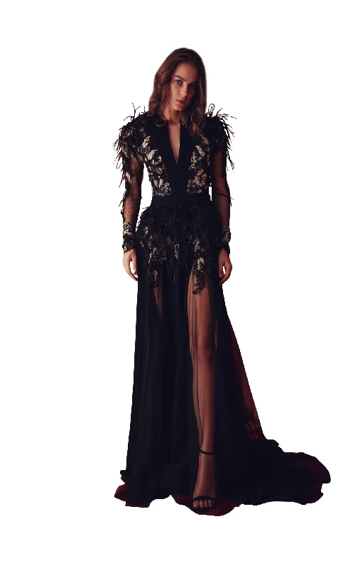 Appliqué Dress Gatti Nolli Couture GAD4907 Dress