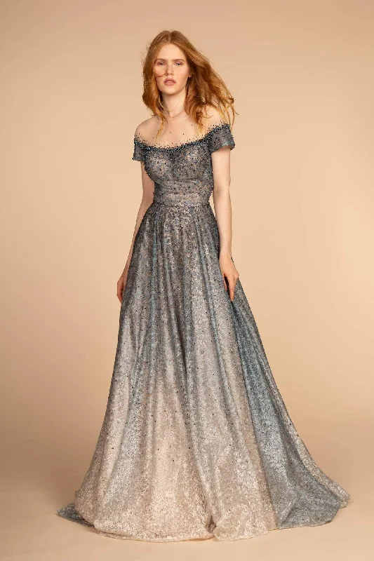 Shimmering Satin Dress GLS by Gloria GL2558