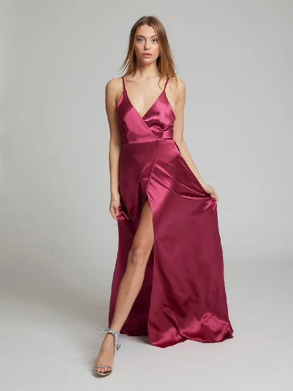 Traditional Gown Grace dress - Deep pink