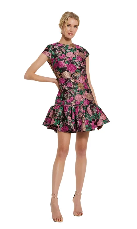 Shimmering Satin Dress Ieena Duggal 56096