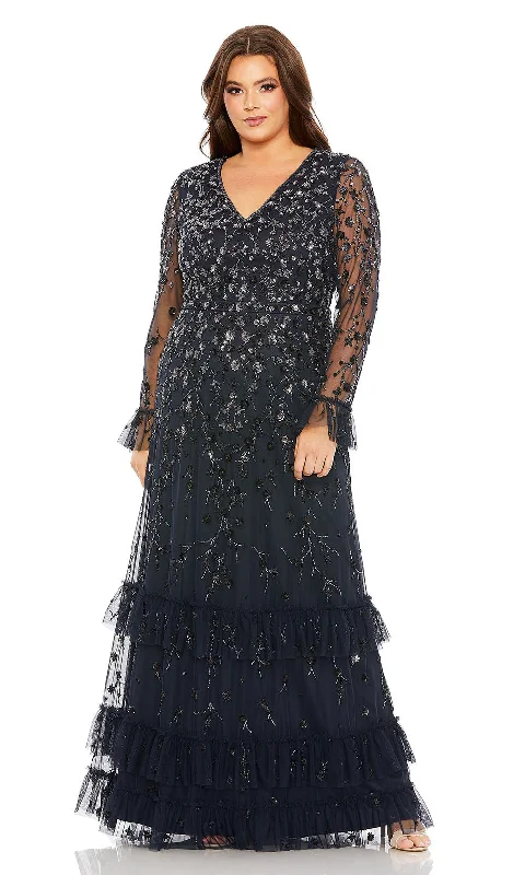 Layered Tulle Dress Mac Duggal 9271