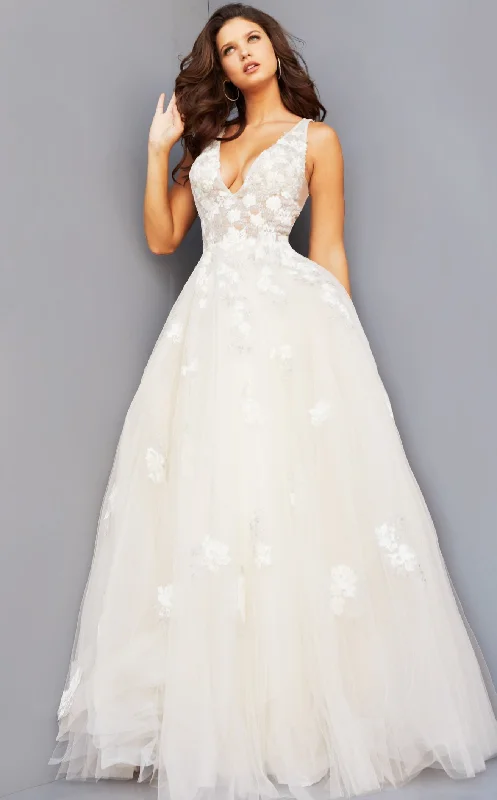 Empire Waist Gown Jovani 06286BG Dress