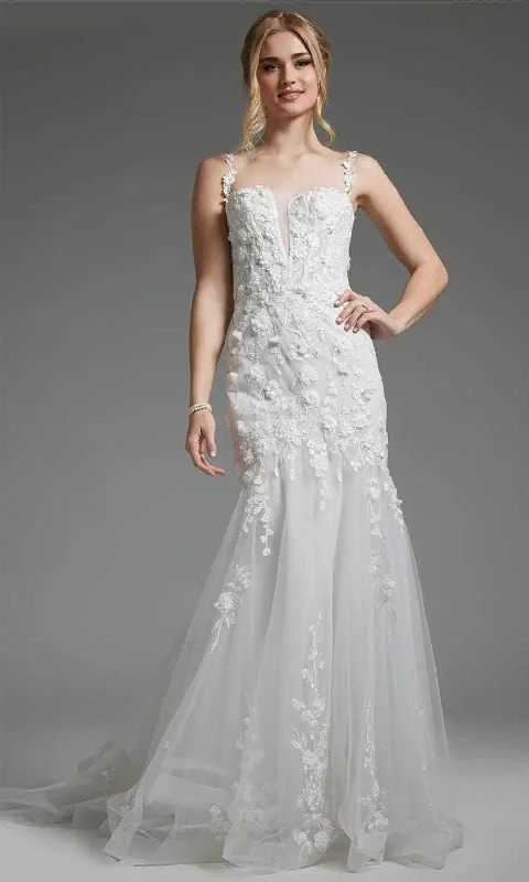 Tailored Wedding Dress Jovani JB38479 - Deep Sweetheart Bridal Gown