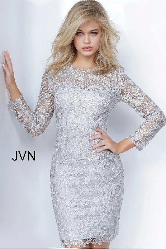 Jovani 3217 Short Cocktail Lace Dress