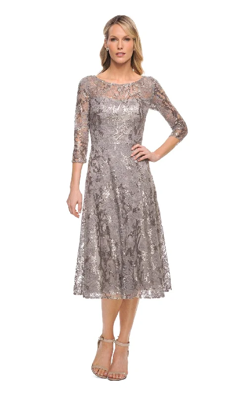 One-Shoulder Gown La Femme 29993 Dress