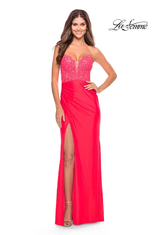 Backless Gown La Femme 31411 Dresses
