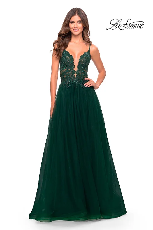 Vintage Gown La Femme 31507 Dresses