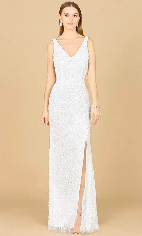 Strapless Ball Gown Lara Dresses 51180 - Sleeveless Beaded Bridal Dress