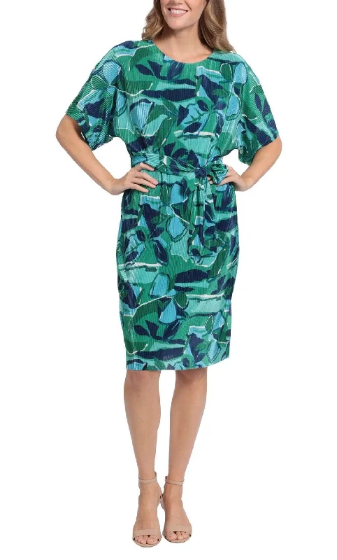 Vintage Gown London Times T6045M - Keyhole Back Kimono Short Dress