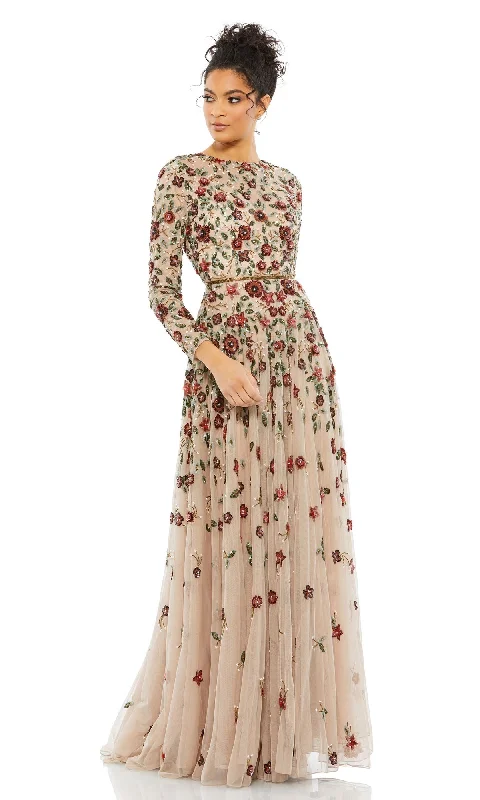 Crystal Embellished Dress Mac Duggal Long Formal Dress 5533