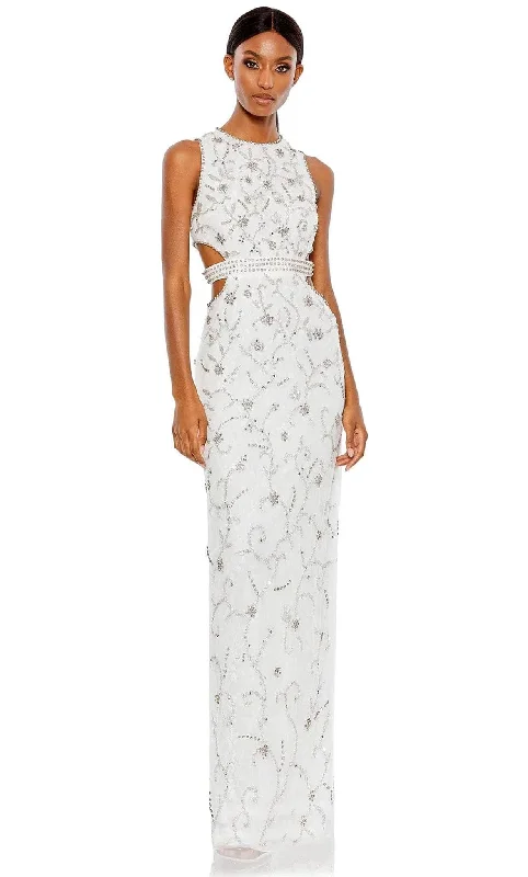 Dreamy Wedding Gown Mac Duggal 10873 - High Neck Sleeveless Prom Dress