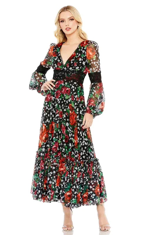 High Slit Gown Mac Duggal 11402 Dress