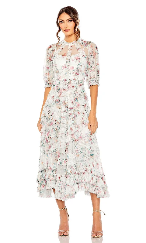 Unique Silhouette Gown Mac Duggal 80111