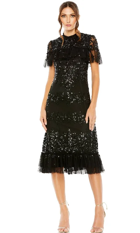 Minimalist Crepe Dress Mac Duggal 9193