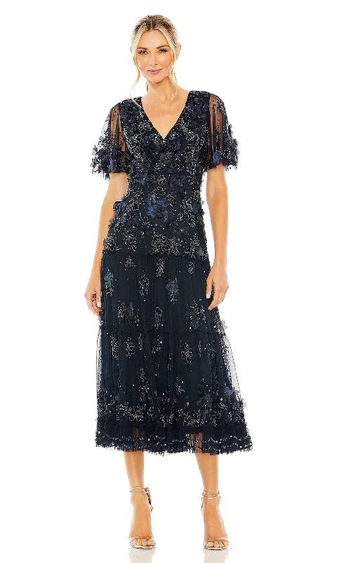 Dramatic Train Gown Mac Duggal 9207