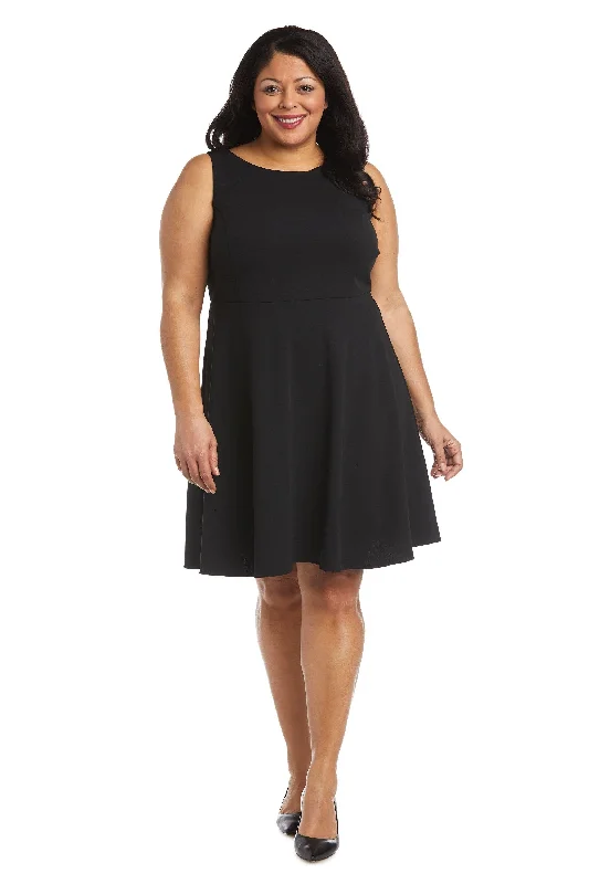 Morgan & Co 12888WM Short Plus Size cocktail Dress