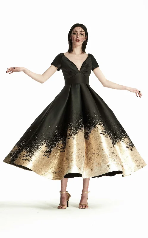 Shimmering Satin Dress Park 108 M443 Dress