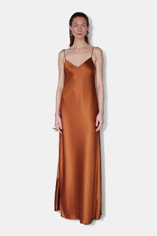 Custom Fit Gown Provence Dress - Brandy