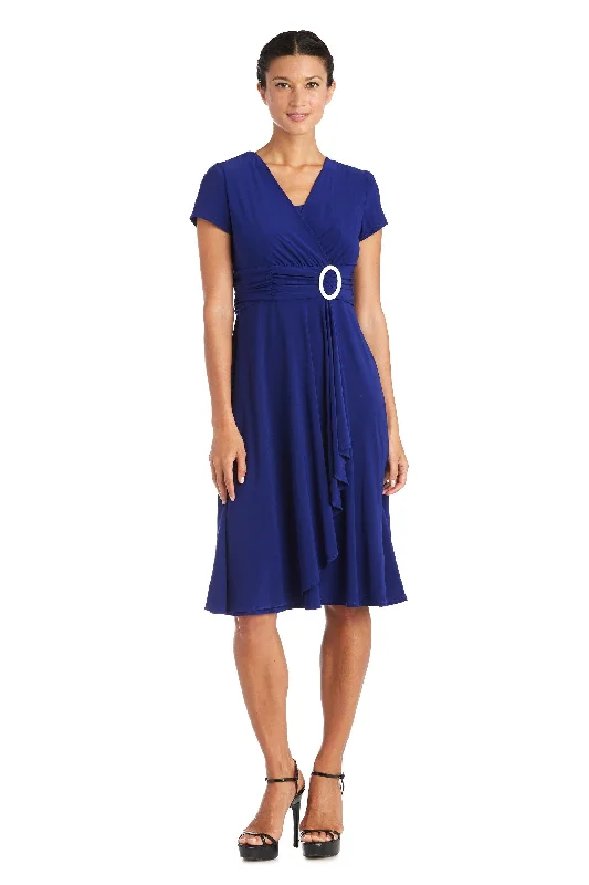 Long Sleeve Dress R&M Richards 1149P Short Petite Cocktail Dress