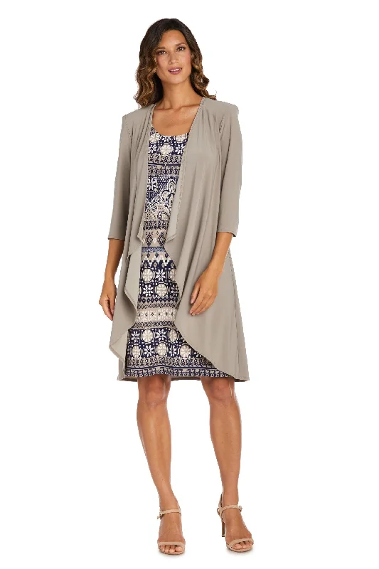 R&M Richards 9037P Short Petite Jacket Dress