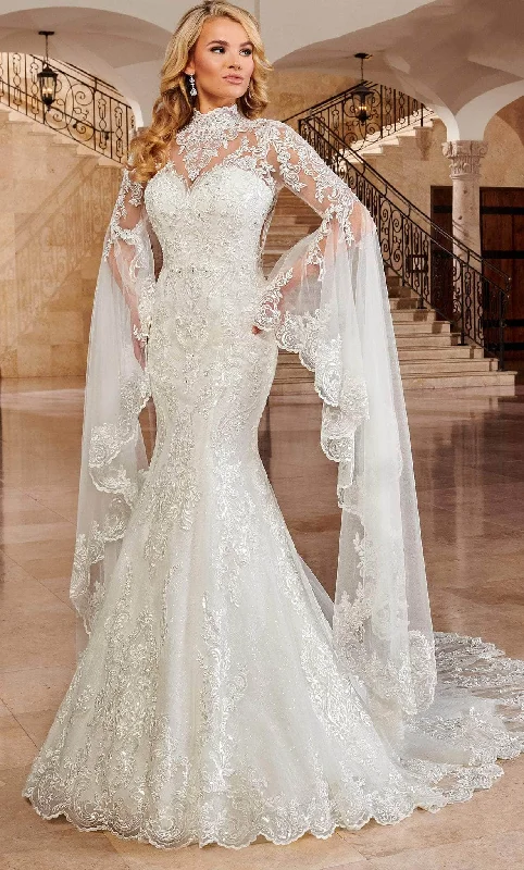 Ornate Lace Dress Rachel Allan Bridal RB5003 - Highly Embroidered Bridal Gown