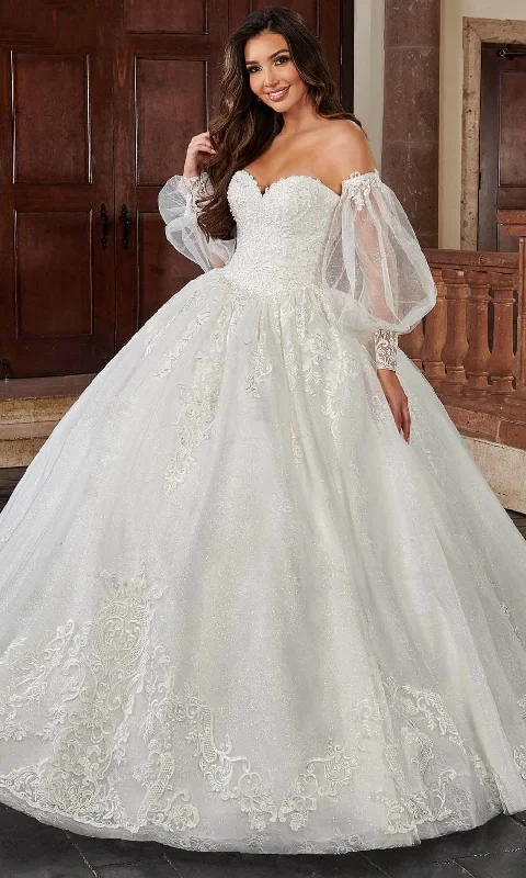 Custom Fit Gown Rachel Allan Bridal RB6114 - Strapless Sweetheart Ballgown