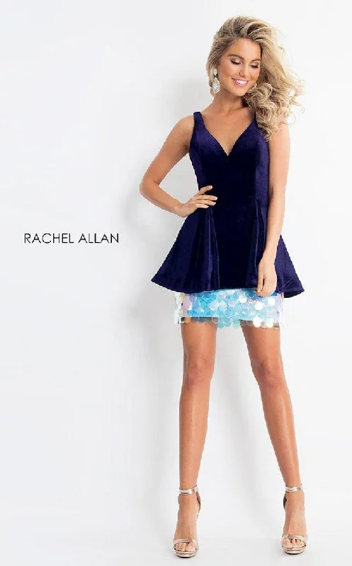 Rachel Allan Short Sleeveless Homecoming Dress 4609