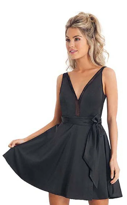 Rachel Allan Short Sleeveless Cocktail Dress L1180