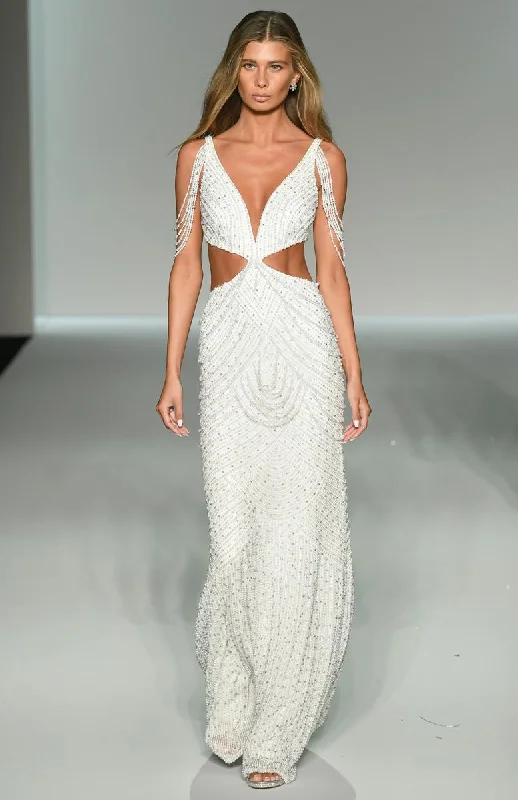 Princess Gown Sherri Hill Sexy Cutout Prom Dress Style 57209