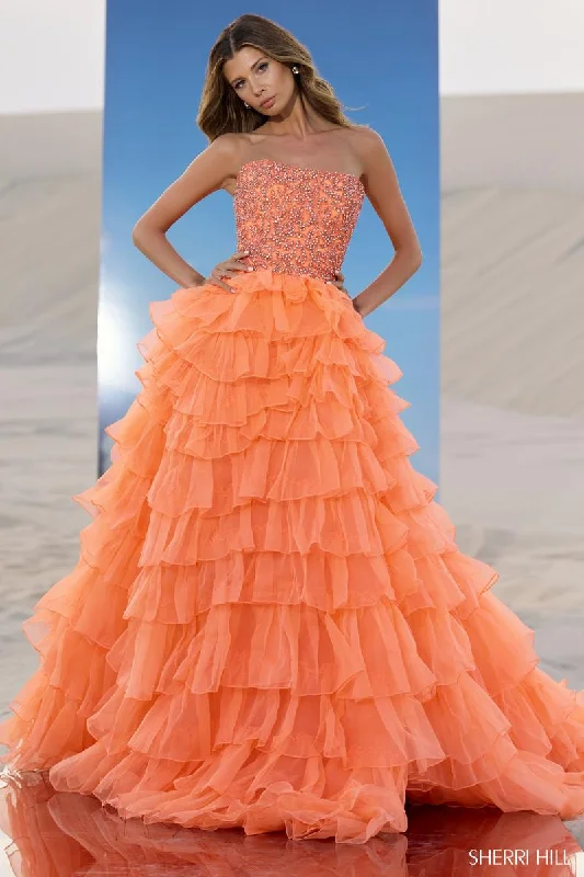 Boho Gown Sherri Hill Dress 67004