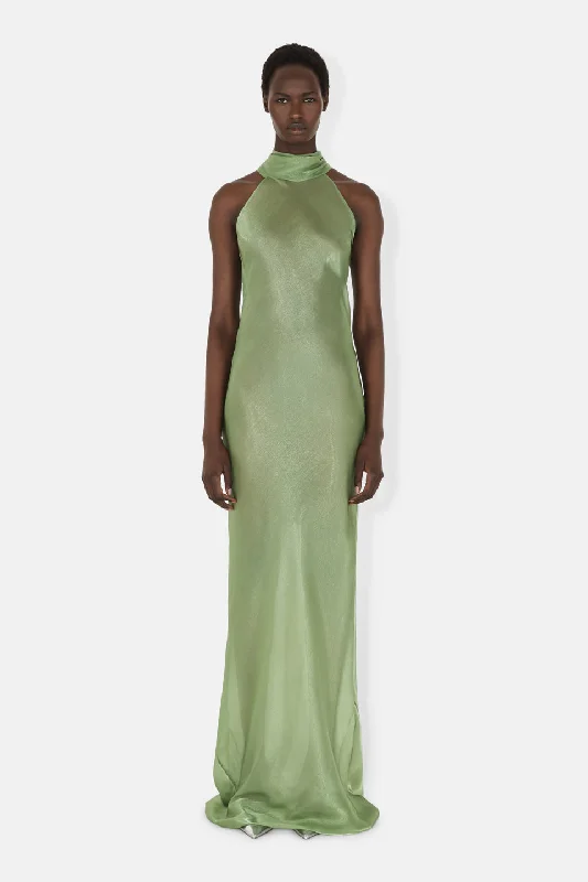 Empire Waist Gown Sienna Gown - Matcha