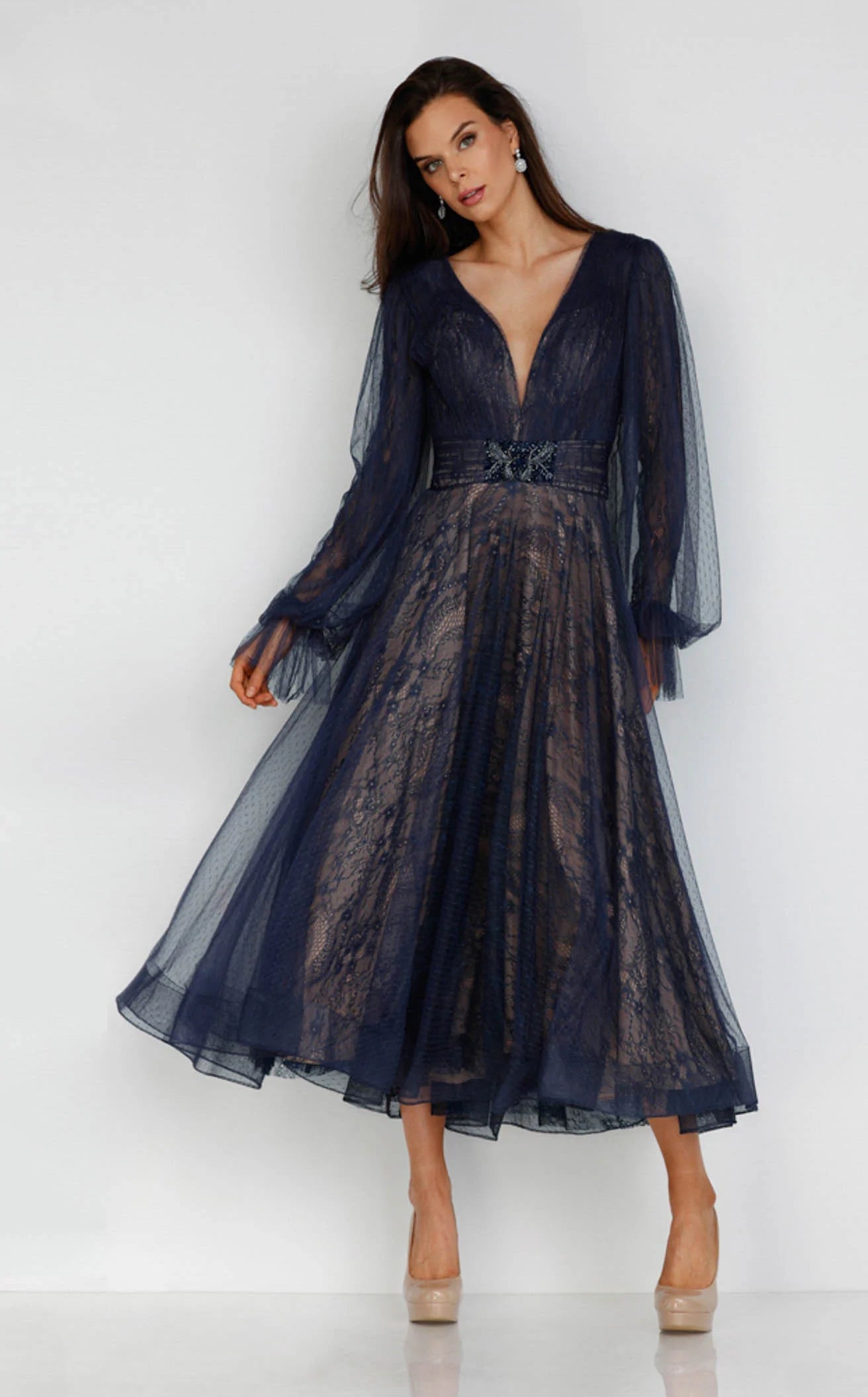 Open Back Dress Terani 231C0224 Dress