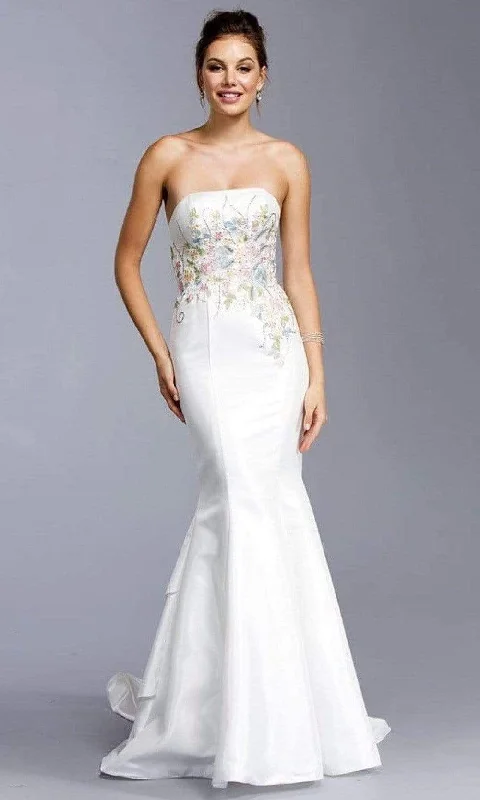 Exquisite Gown Trevi Collection Bridal - L1914 Multi Colored Embroidery Wedding  Dress