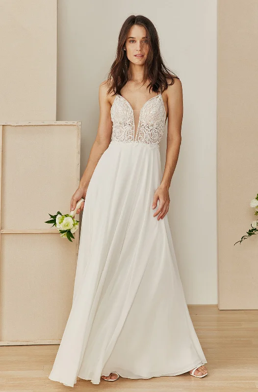 Modern Minimalist Gown YDW80696